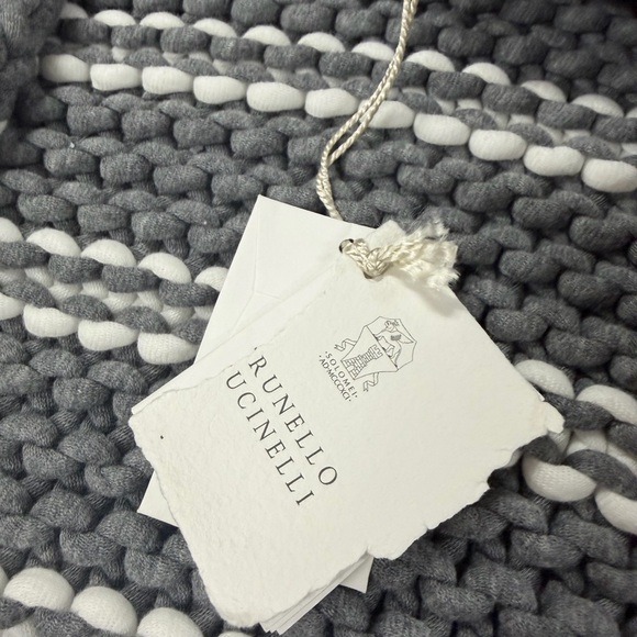 BRUNELLO CUCINELLI
Cropped cardigan and White Striped Women's XXL NWT L69-25 - Picture 5 of 10